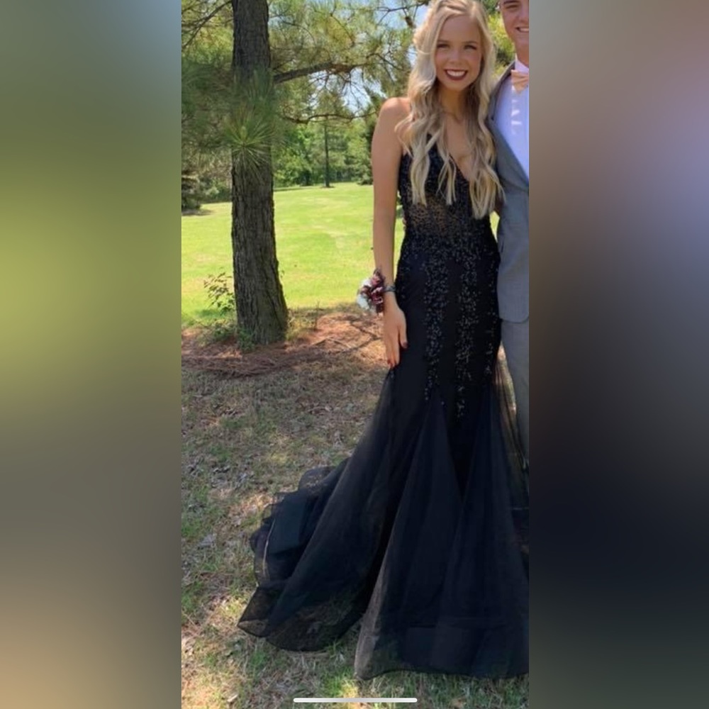 Jovani black prom dress